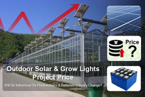 Le prix du projet d'&eacute;clairage ext&eacute;rieur solaire et de culture sera influenc&eacute; par l'&eacute;volution de l'industrie de l'&eacute;nergie solaire photovolta&iuml;que et des batteries.jpg